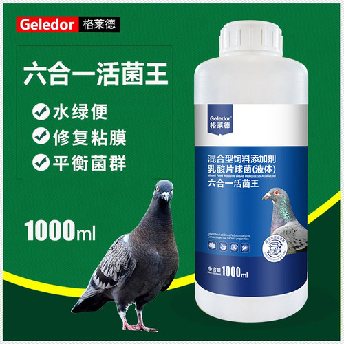格莱德六合一活菌王信赛鸽肠道调理营养保健品鸽用益生菌非鸽子药