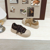 女鞋 618 新款 大码 魔术贴复古休闲鞋 43宽胖脚肥2025冬季 加绒款