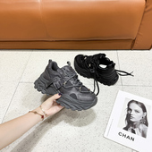 女鞋 2985 2025秋季 宽胖脚肥大码 透气厚底休闲鞋 43老爹鞋 新款