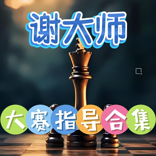 国际象棋大赛指导中高级自学视频网课谢军大师李杯大师赛竞赛指导