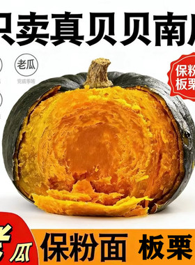贝贝南瓜惠和一号老南瓜山东特产日本进口种子板栗味老南瓜现摘发