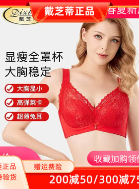 戴芝蒂薄款大胸显小兔耳朵全罩杯文胸收副乳防下垂聚拢胸罩80947
