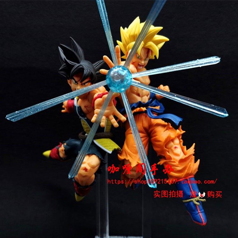 龙珠超景品 亲子气功波 战损超赛 巴达克 孙悟空手办