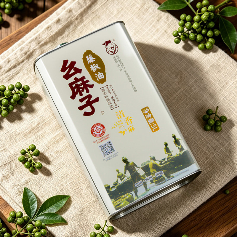 四川特产5升商用装幺麻子藤椒油