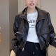 皮衣外套女高级感小个子真皮羊皮短款 头层牛皮油蜡2026新款 爆款