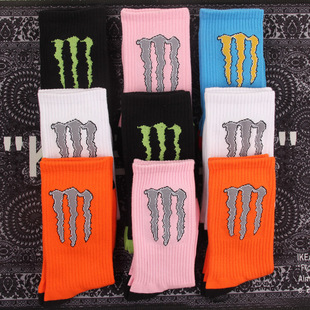 MONSTER魔爪周边王一博同款军团骑行速降DH中筒运动跑酷男女袜子