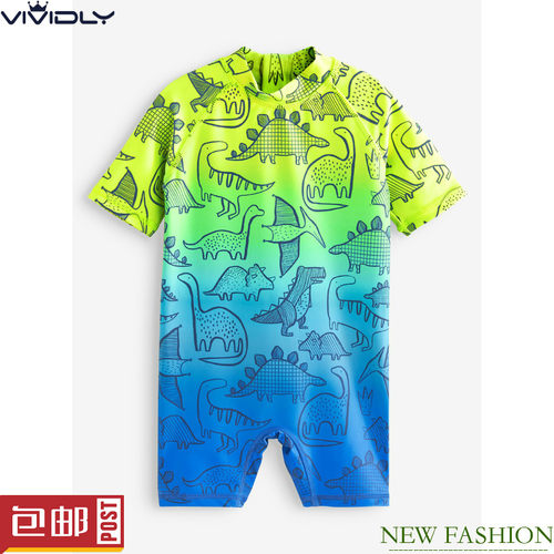正品现货！Next连体泳衣儿童防晒