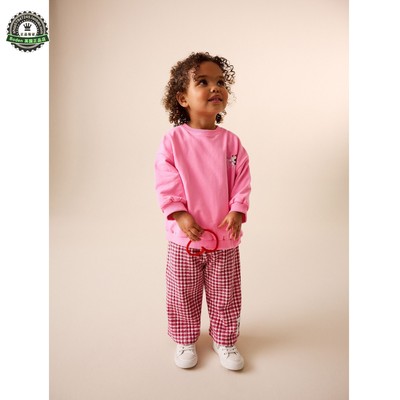 代购 NEXT儿童套装 26春季女童Disney长袖T恤+阔腿裤套装 3月-7岁