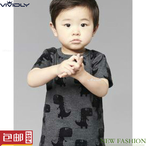 现货Next恐龙夏季男童短袖T恤