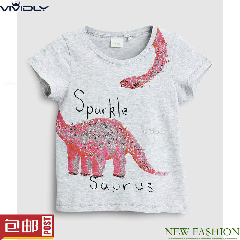 现货next女童纯棉短袖T恤