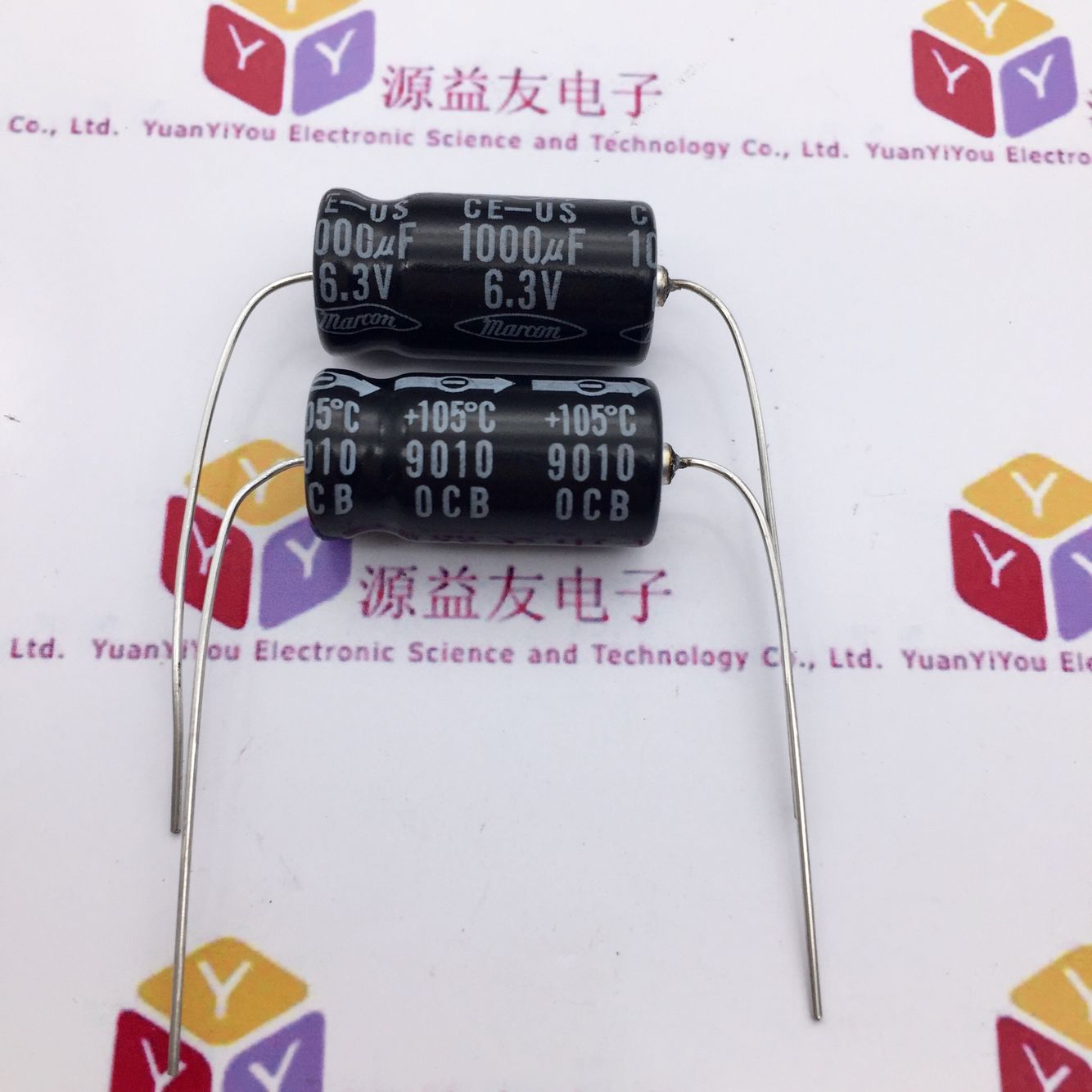 原装Marcon马肯轴向 卧式电解电容6.3V1000uF 10*20  1000uF6.3V