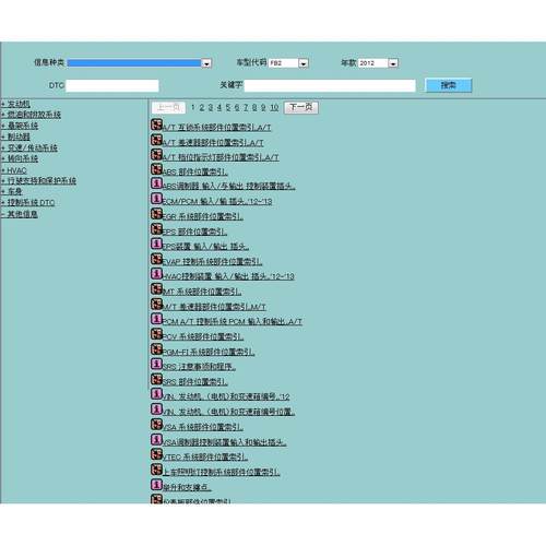 2012-2014年款本田九代思域原厂维修手册电路图线路资料大修拆装