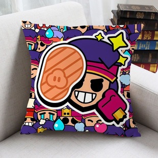 荒野乱斗游戏周边抱枕卡通动漫生日礼物学生寝室枕头沙发摆件枕