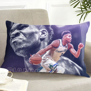 雄鹿篮球明星字母哥阿德托昆博抱枕宿舍NBA运动海报房间男生礼物