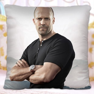 【送枕芯】敢死队周边斯坦森创意抱枕方枕头礼品杰森数码印花抱枕