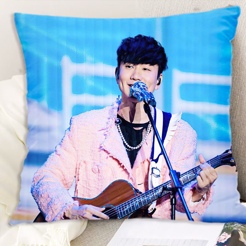 林俊杰抱枕周边同款订制人形公仔照片靠枕头床头午睡靠垫生日礼物