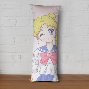 美少女战士周边等身抱枕水冰月COS长方条形定制图片枕头礼物diy品