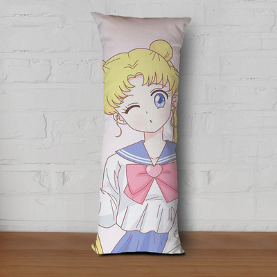 diy水冰月条形图片等身抱枕定制