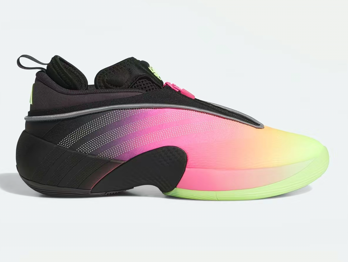 adidas DON Issue 7 Camp防滑耐磨低帮篮球鞋 男款 黑粉 丽水FF仓