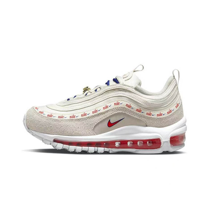 Nike Air Max 97 休闲跑步鞋 女款 米红蓝 DC4013-001 cly仓