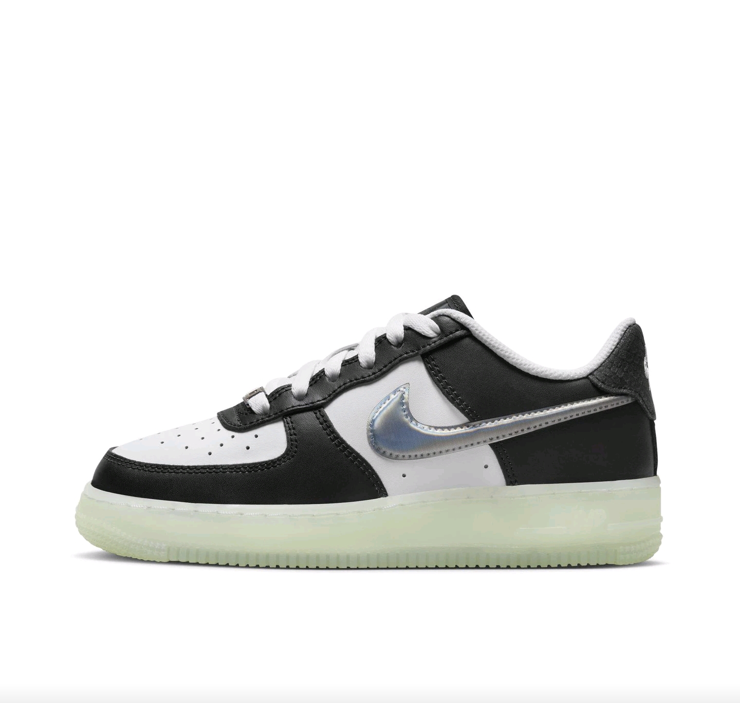 Nike Air Force 1 休闲舒适减震 低帮板鞋黑白色FZ5529-103上海仓