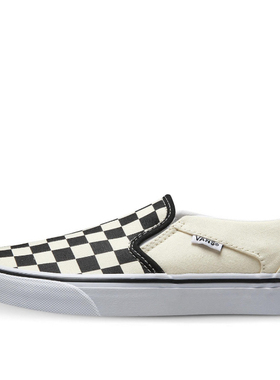 Vans Asher 潮流复古舒适轻便透气运动休闲鞋黑白棋盘格广东LZ仓
