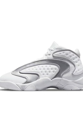 Air Jordan OG CW0907-100编织 中帮 复古篮球鞋女款白银河南LL仓