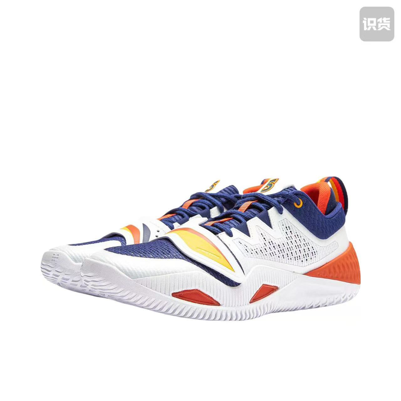 李宁狂怒2ABFU011-1减震耐磨支撑轻便回弹低帮篮球鞋男蓝河南LL仓