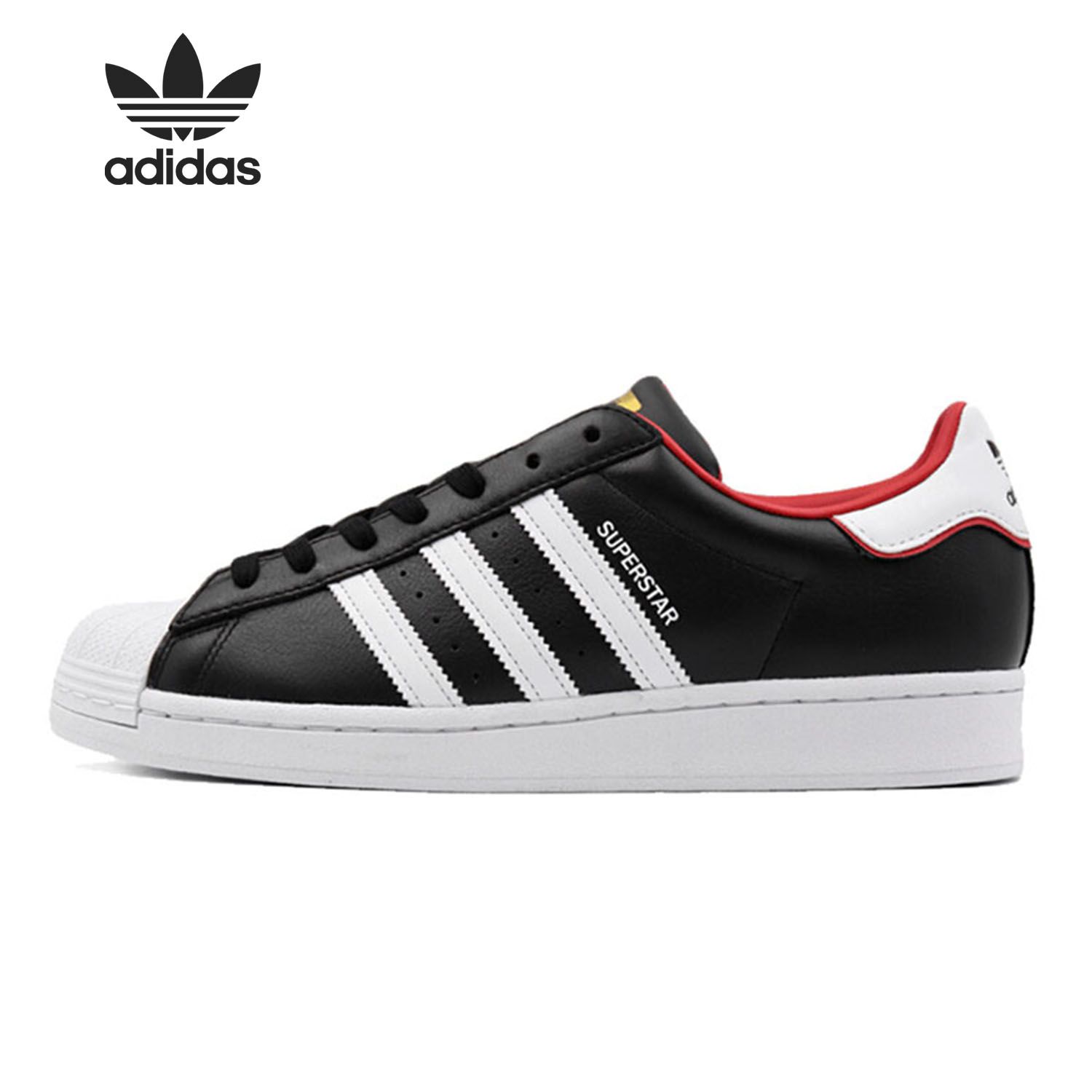 阿迪达斯正品 SUPERSTAR SHOES 三叶草男子板鞋FW6385江西TT仓
