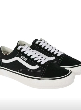 Vans/范斯 Old Skool 滑板鞋  轻便防滑 暗黑/白色《江苏DL仓》