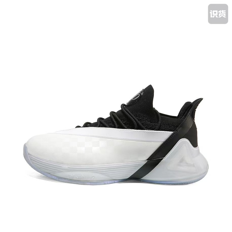匹克 帕克七代态极科技E93323A低帮篮球鞋男黑白色河南LL仓