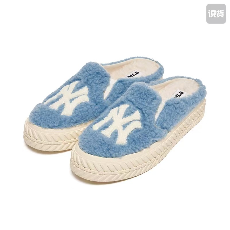 MLB 3AMUUD216-50BLL休闲半拖低帮 板鞋 男女同款 蓝色河南LL仓