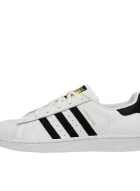 adidas c77154皮革 贝壳头金标 低帮 儿童板鞋 白色河南LL仓