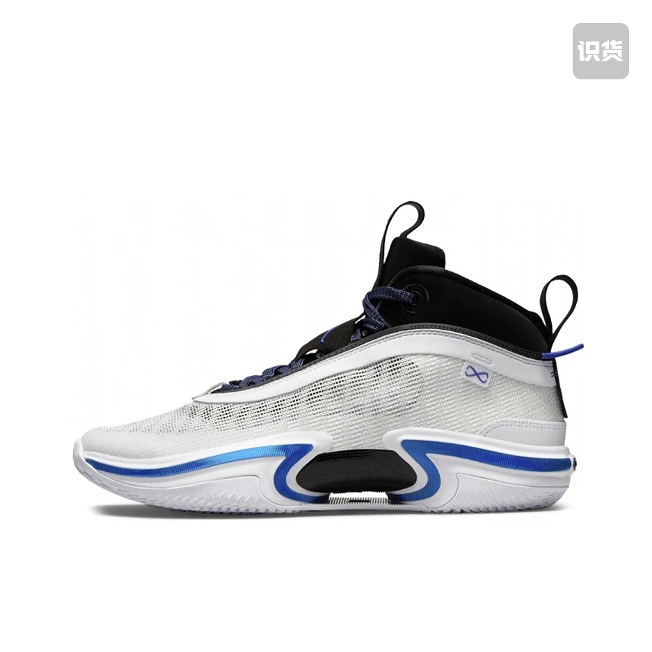 Air Jordan 36 篮球鞋 Zoom科技防滑白色/蓝色DA9053-101武汉py仓