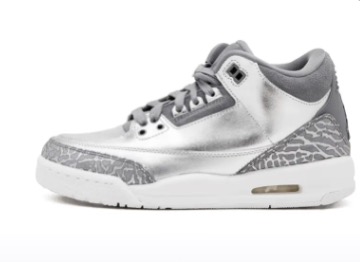 耐克Air Jordan 3 GS AJ3液态银爆裂 货号AA1243-020温州XH-XN