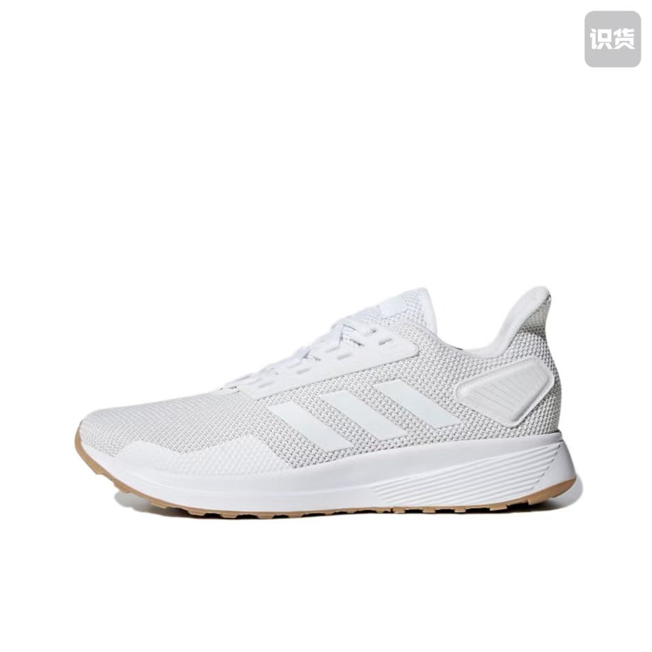 adidas F34683运动 织物防滑 低帮跑步鞋 男款 白灰色河南LL仓