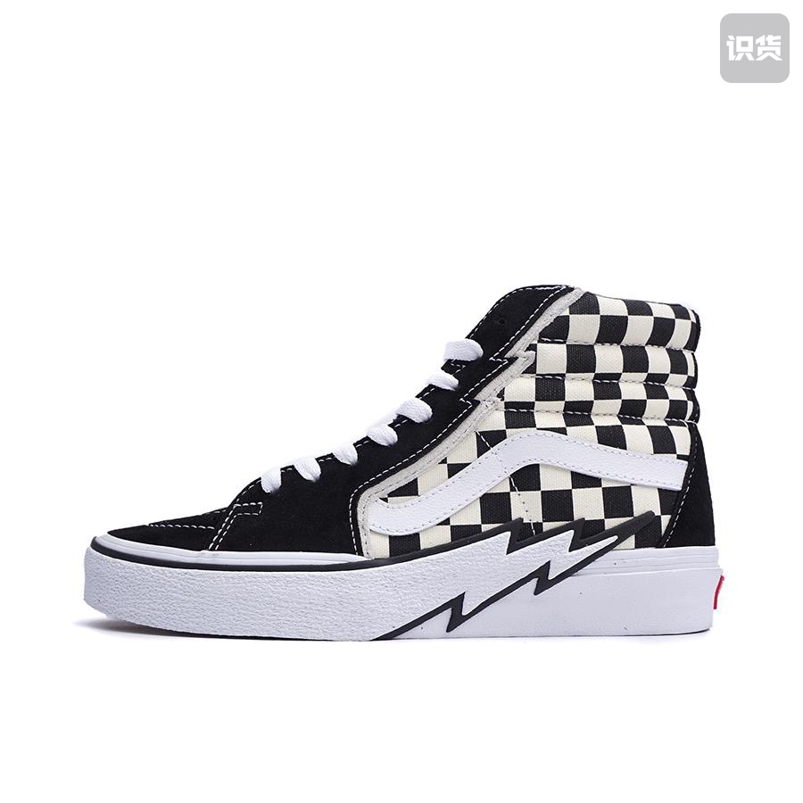 Vans SK8 HI Bolt 帆布 棋盘格耐磨高帮板鞋VN0A5JIVA04广东LS仓
