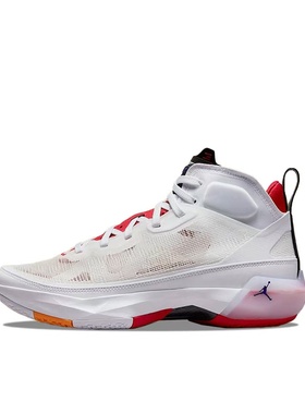 Air Jordan37 DD6959-160兔八哥耐磨高帮篮球鞋男白红河南LL仓