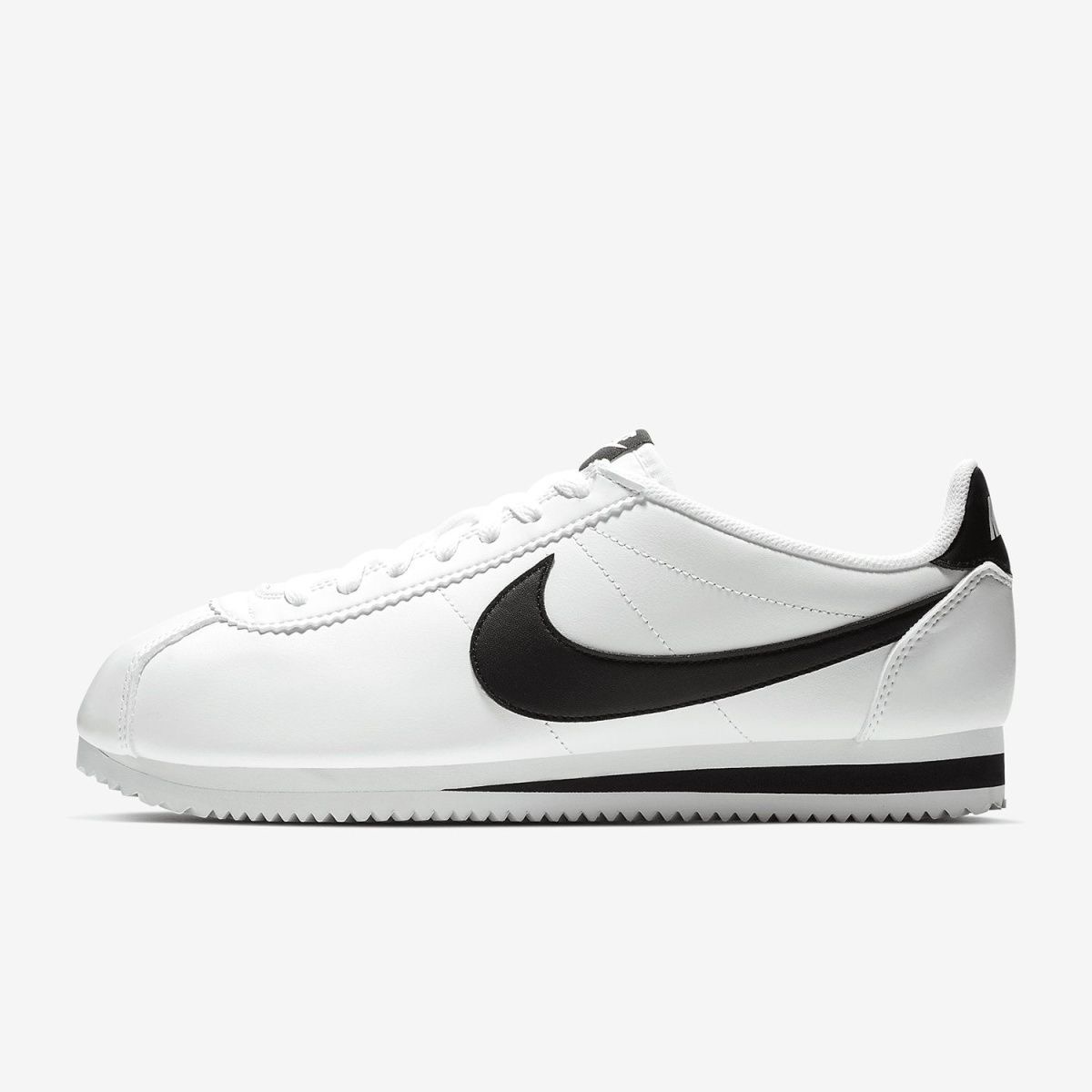 Nike Classic Cortez 低帮跑步鞋 女款 黑白 807471-101江苏AS仓
