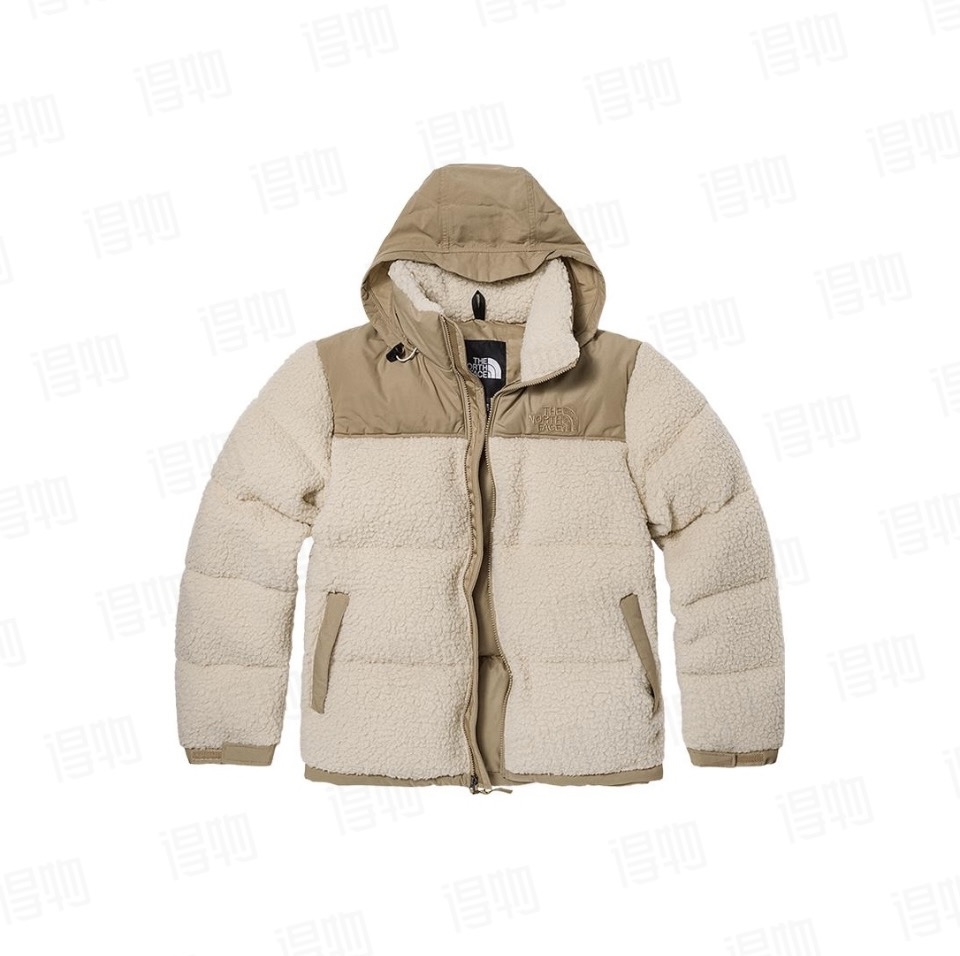 北面THE NORTH FACE 印花拼接连帽保暖羽绒服 7QFG11G/RG1 杭州WY