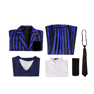 亚当斯一家cos服女主Wednesday同款星期三COSPLAY校服西服套装