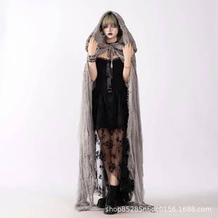 万圣节女巫斗篷 死神鬼屋服装装扮万圣节死神斗篷衣服