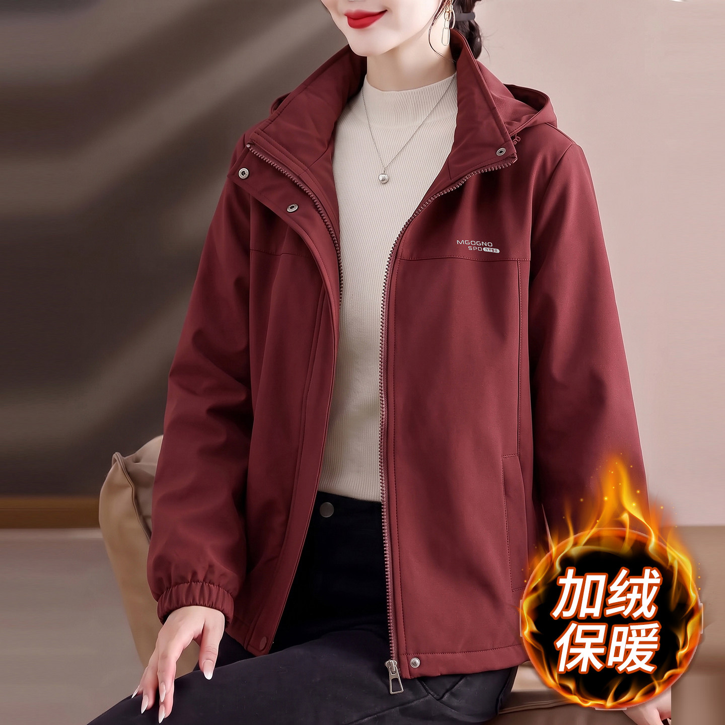 中老年妈妈装保暖厚款秋冬大衣