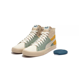 BARI399317 男女PUMA彪马中帮撞色运动鞋 经典 复古透气帆布休闲板鞋