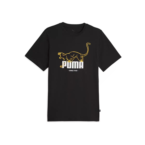 纯棉百搭印花休闲短袖T恤男子PUMA彪马新款夏季运动上衣690665