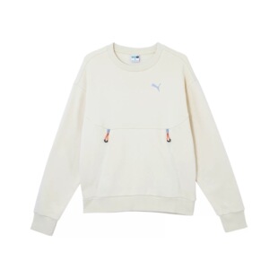 加绒保暖圆领卫衣男子运动休闲秋冬套头衫629736彪马puma