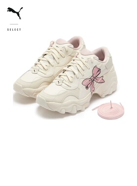【老爹鞋】增高厚底鞋女PUMA彪马蝴蝶结休闲鞋PULSAR WEDGE387090