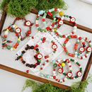小红书可爱风清新平安圣诞节陶瓷手串手饰苹果乐园情侣闺蜜饰品
