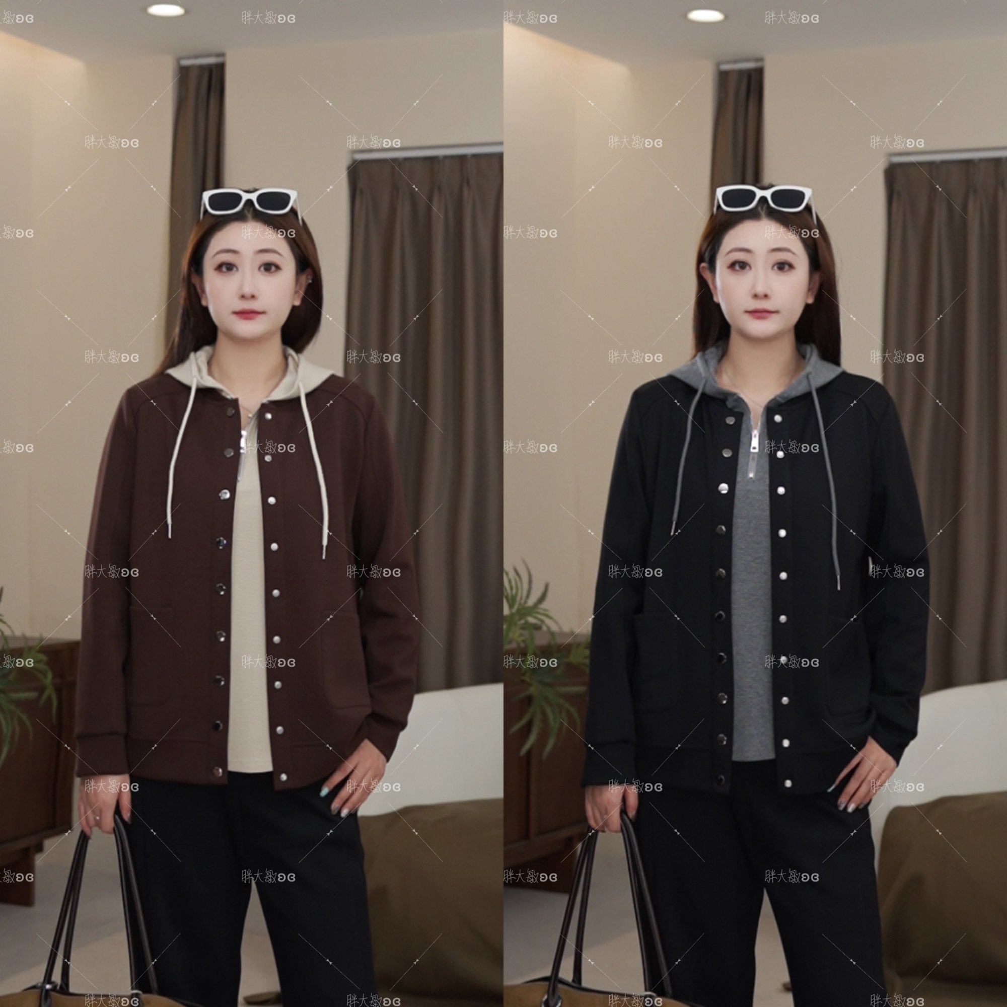 【上新】秋款外套PDM22534秋季新款时尚百搭休闲长袖大码女装外套