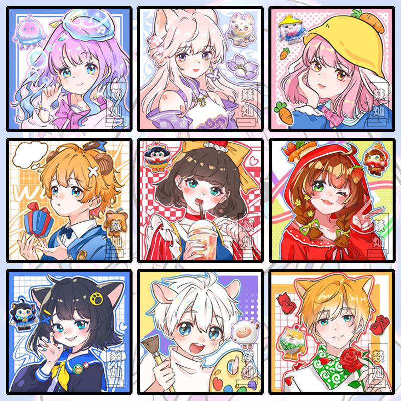 蛋仔派对钻石画动漫卡通儿童手工diy贴画小水母尤莱娅钻石粘贴画